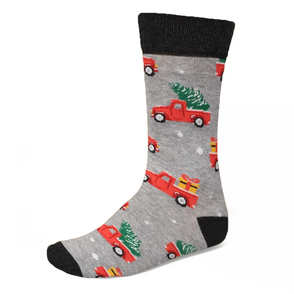 Men's Christmas Pickup Truck Socks sold by TieMart
