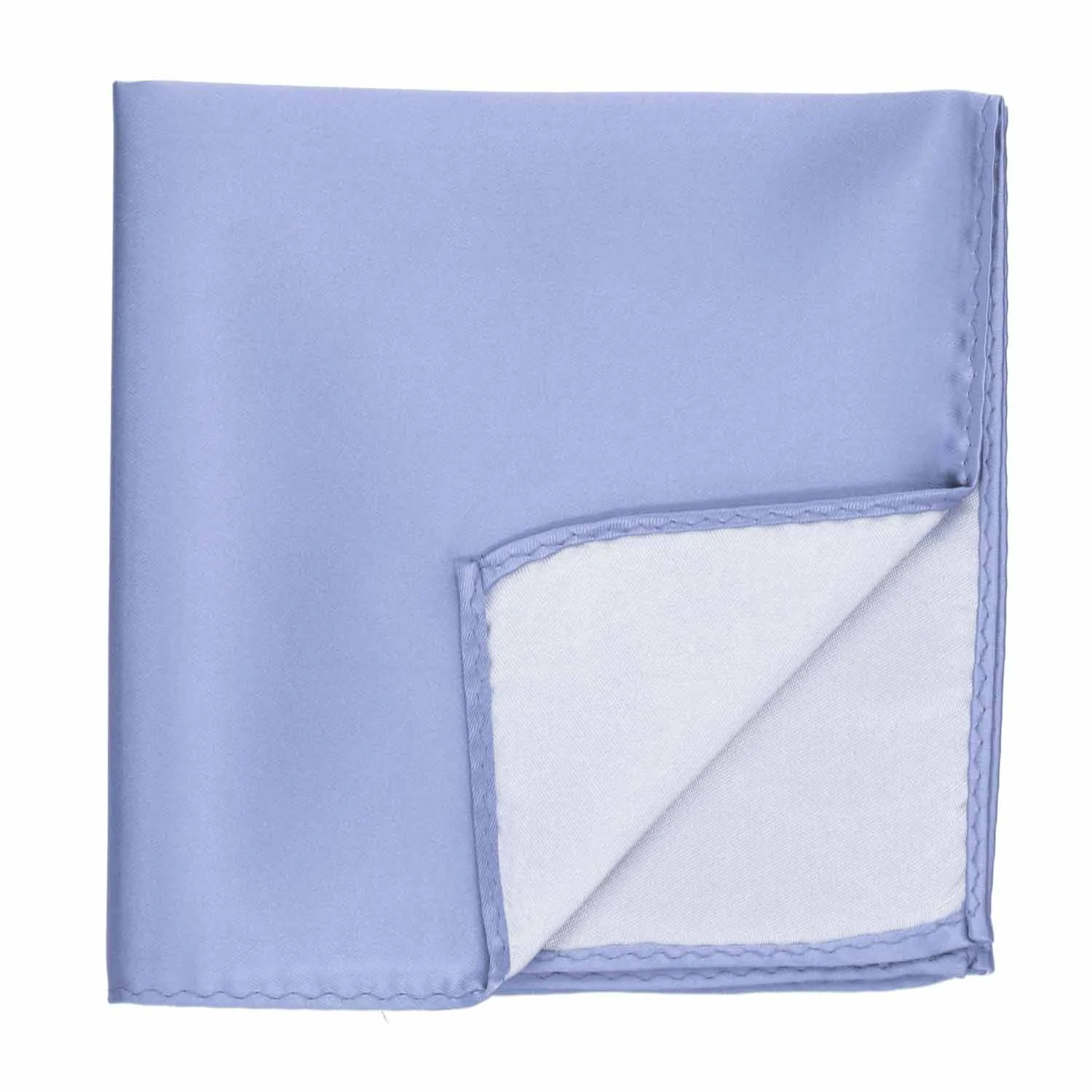 Periwinkle Premium Pocket Square sold by TieMart product image thumbnail 2