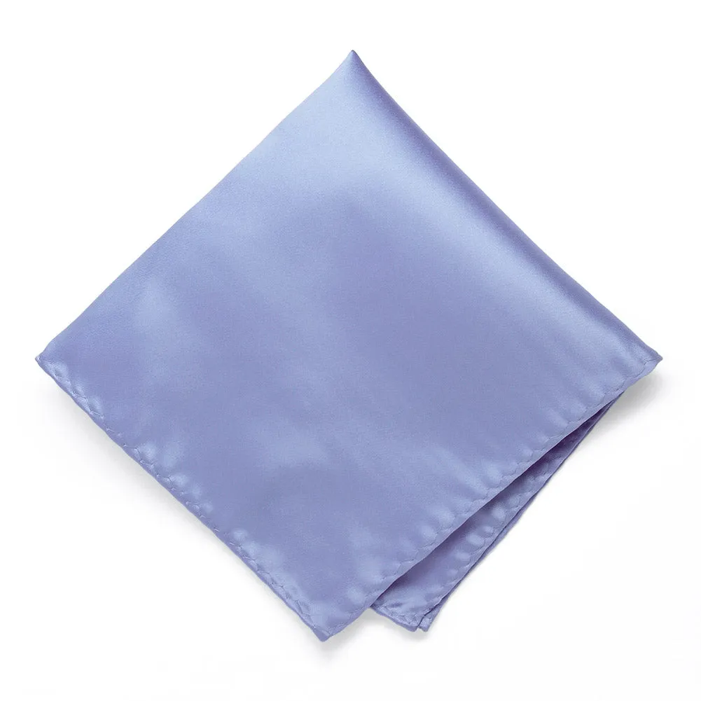 Periwinkle Premium Pocket Square sold by TieMart