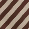 Brown and Beige Formal Striped Tie sold by TieMart