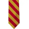 Red and Gold Striped Tie sold by TieMart