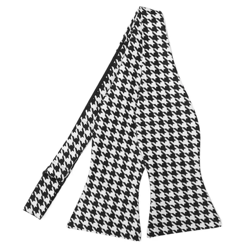 Houndstooth Self-Tie Bow Tie sold by TieMart