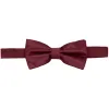 Burgundy Band Collar Bow Tie sold by TieMart