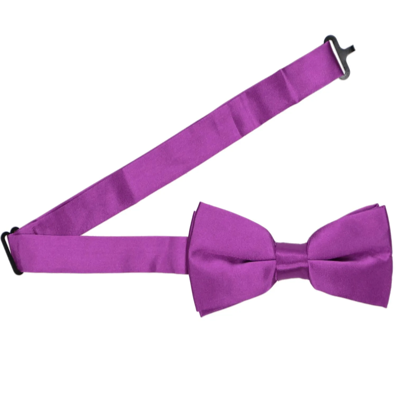 Dark Orchid Band Collar Bow Tie sold by TieMart product image thumbnail 3