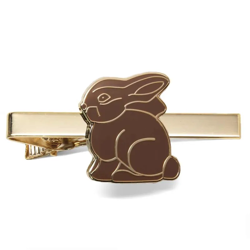 Chocolate Bunny Tie Bar sold by TieMart