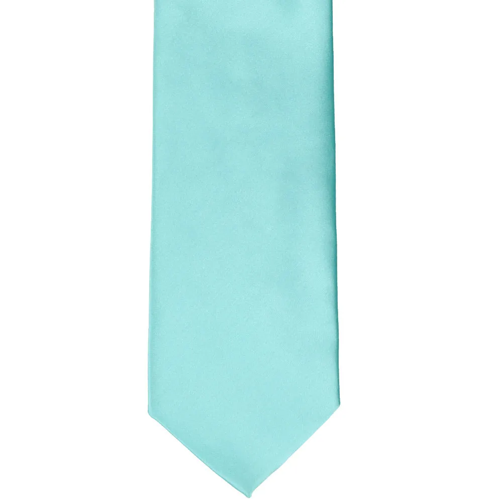 Pool Premium Solid Color Necktie sold by TieMart product image thumbnail 3