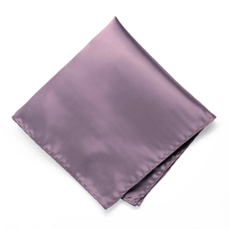Dusty Lilac Premium Pocket Square sold by TieMart