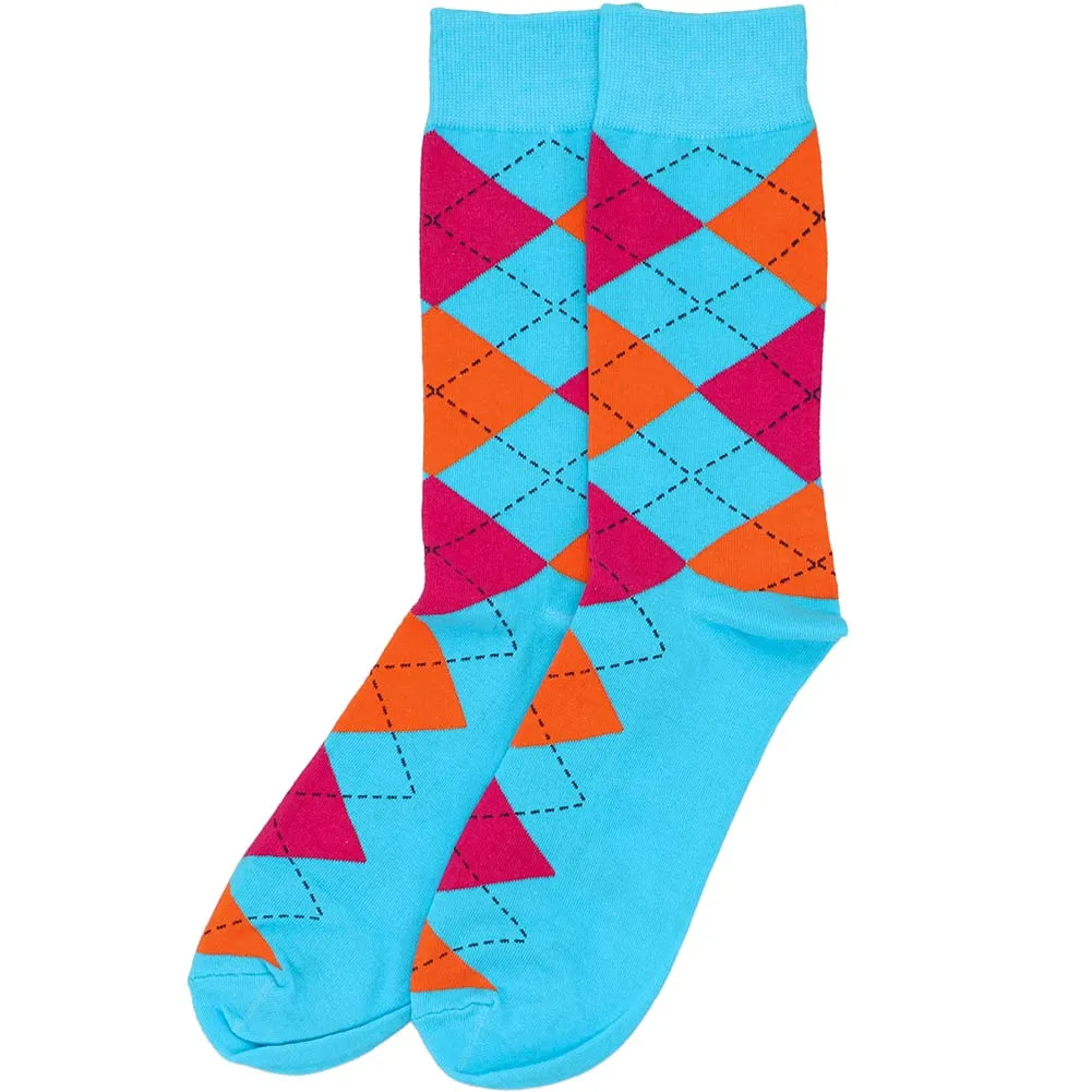Men’s Fun Argyle Socks, 5-Pack sold by TieMart product image thumbnail 2