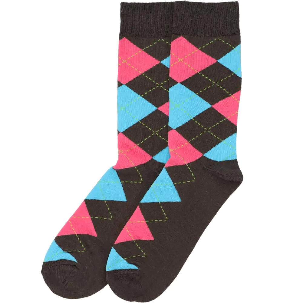 Men’s Fun Argyle Socks, 5-Pack sold by TieMart product image thumbnail 3