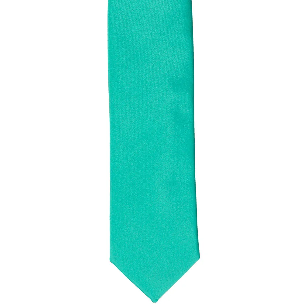 Mermaid Premium Skinny Necktie, 2" Width sold by TieMart product image thumbnail 2