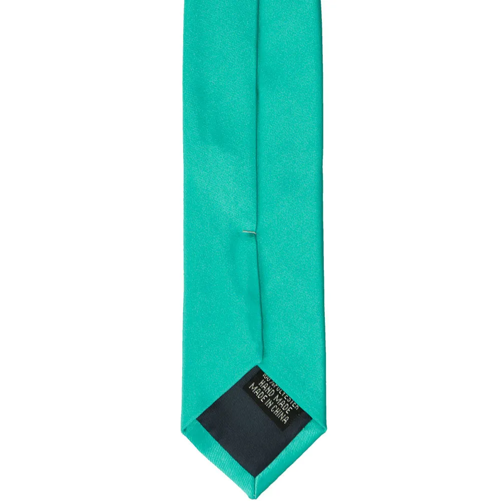 Mermaid Premium Skinny Necktie, 2" Width sold by TieMart product image thumbnail 4