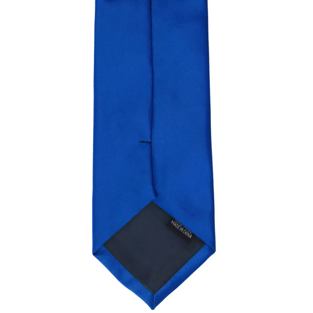 Horizon Blue Premium Solid Color Necktie sold by TieMart product image thumbnail 5