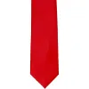 Red Slim Solid Color Necktie, 2.5" Width sold by TieMart