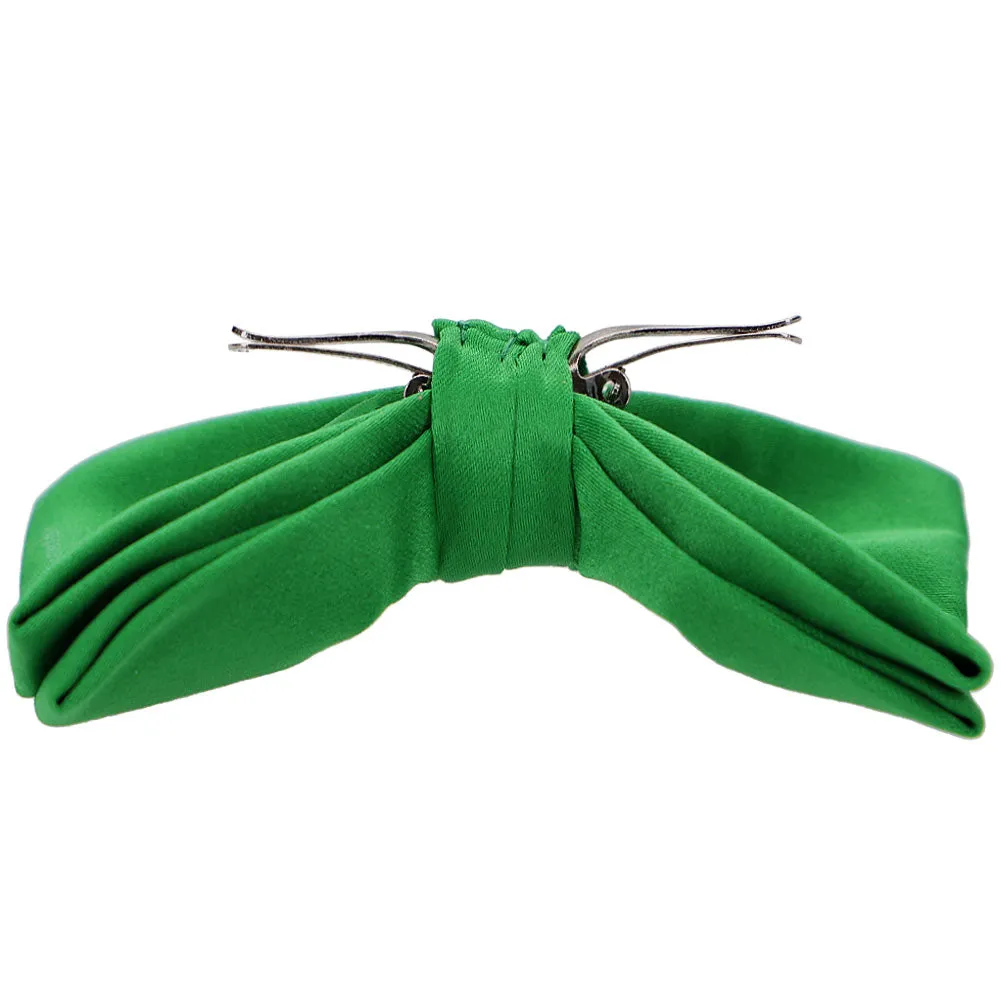 Irish Green Clip-On Bow Tie sold by TieMart product image thumbnail 2