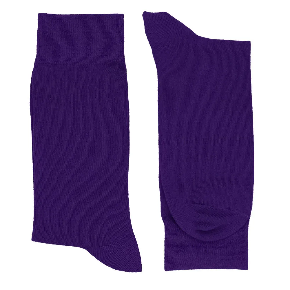 Men's Amethyst Purple Socks sold by TieMart product image thumbnail 2