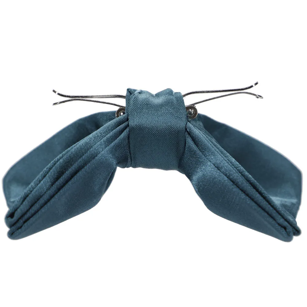 Loch Blue Clip-On Bow Tie sold by TieMart product image thumbnail 2
