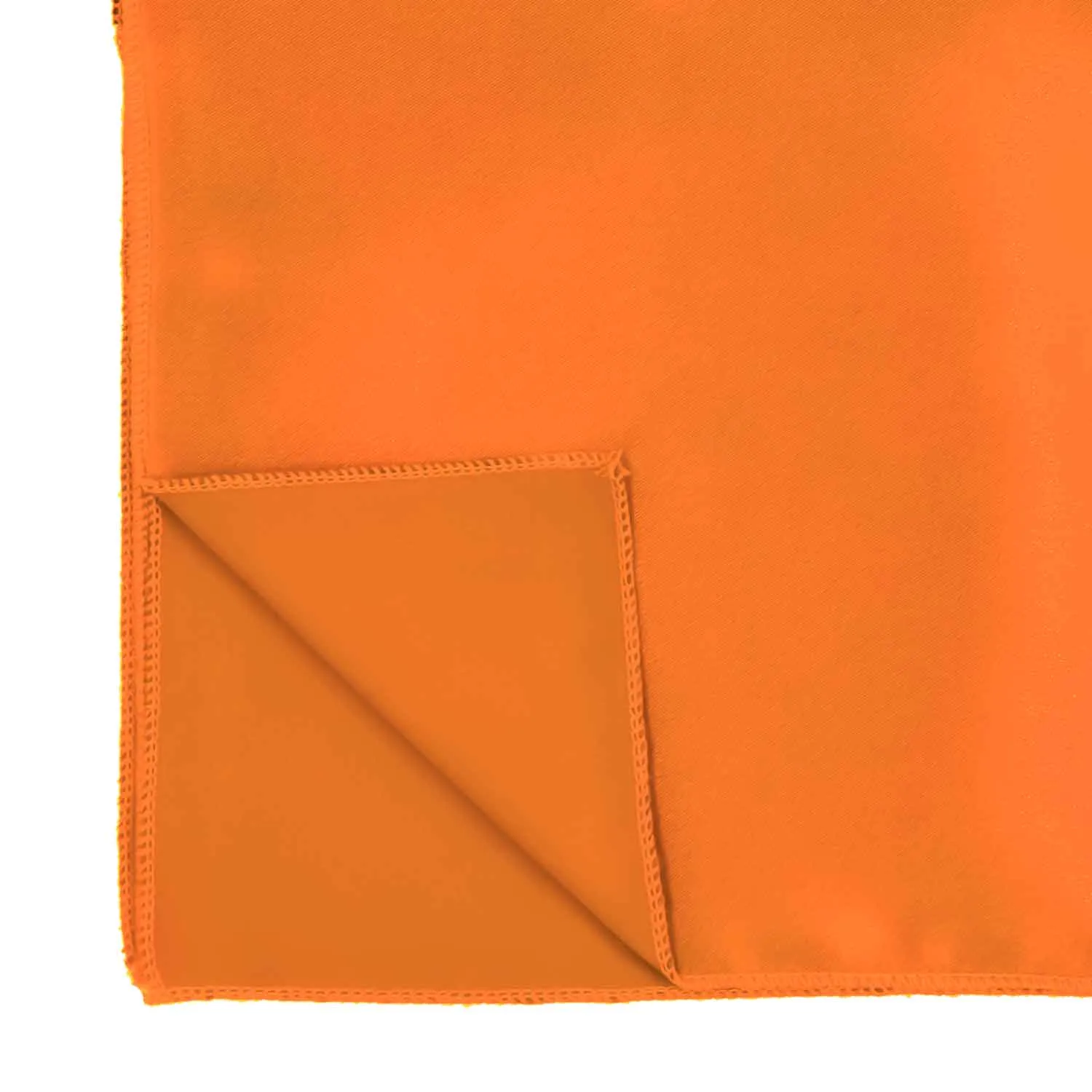 Neon Orange Solid Color Scarf sold by TieMart product image thumbnail 3