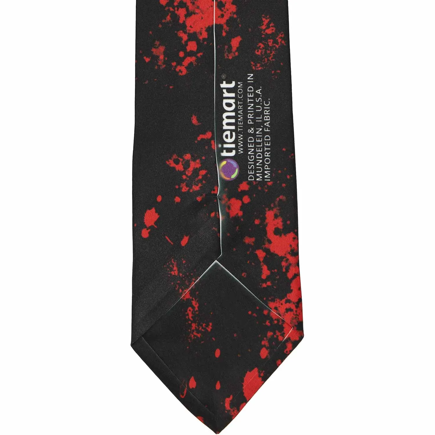 Blood Spatter Necktie sold by TieMart product image thumbnail 4