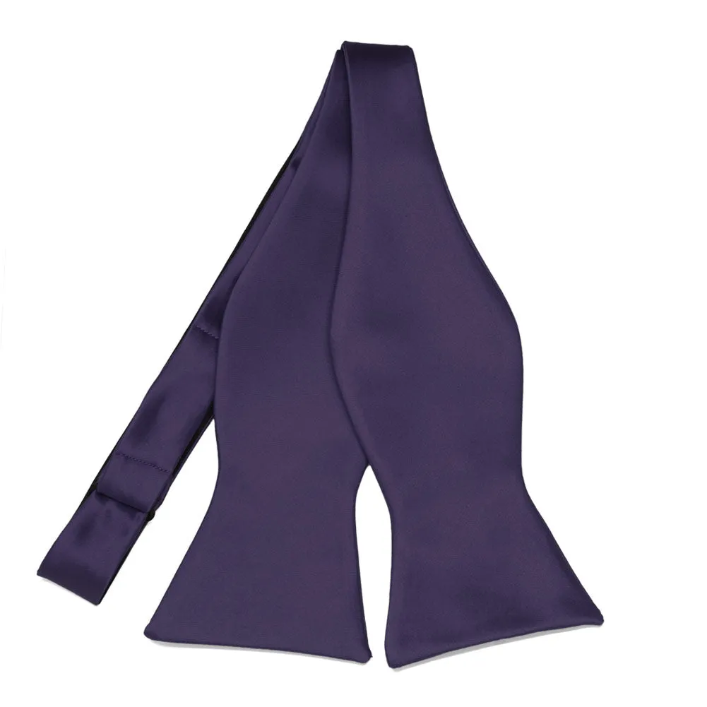 Lapis Purple Premium Self-Tie Bow Tie sold by TieMart