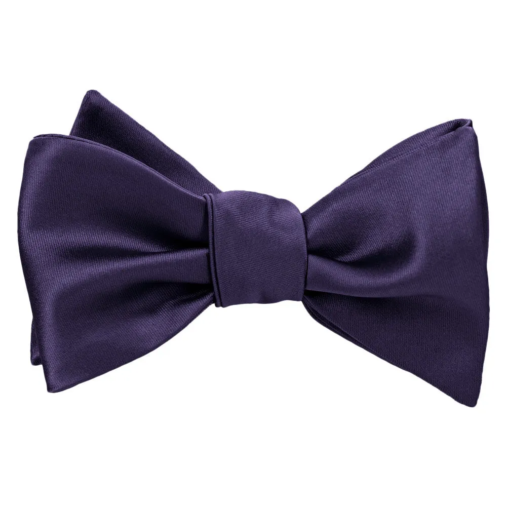 Lapis Purple Premium Self-Tie Bow Tie sold by TieMart product image thumbnail 2