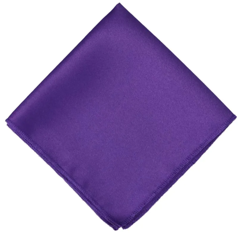 Royal Purple Pocket Square sold by TieMart