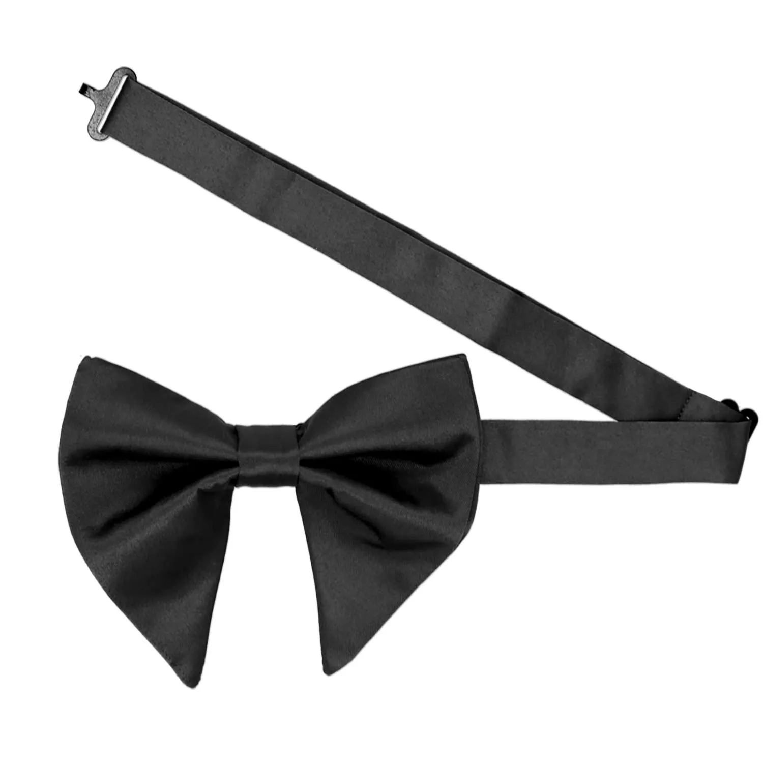 Black Oversized Teardrop Bow Tie sold by TieMart product image thumbnail 3