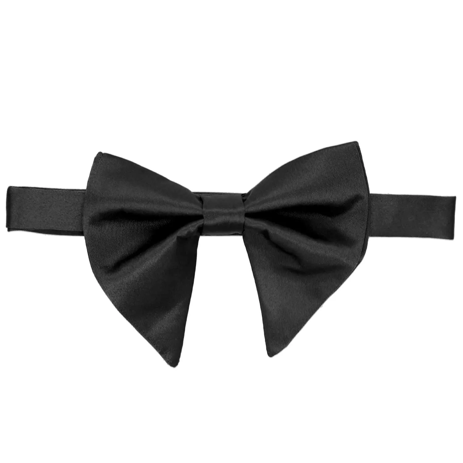 Black Oversized Teardrop Bow Tie sold by TieMart product image thumbnail 2