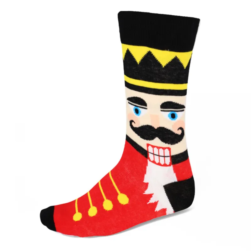Men's Red Nutcracker Socks sold by TieMart
