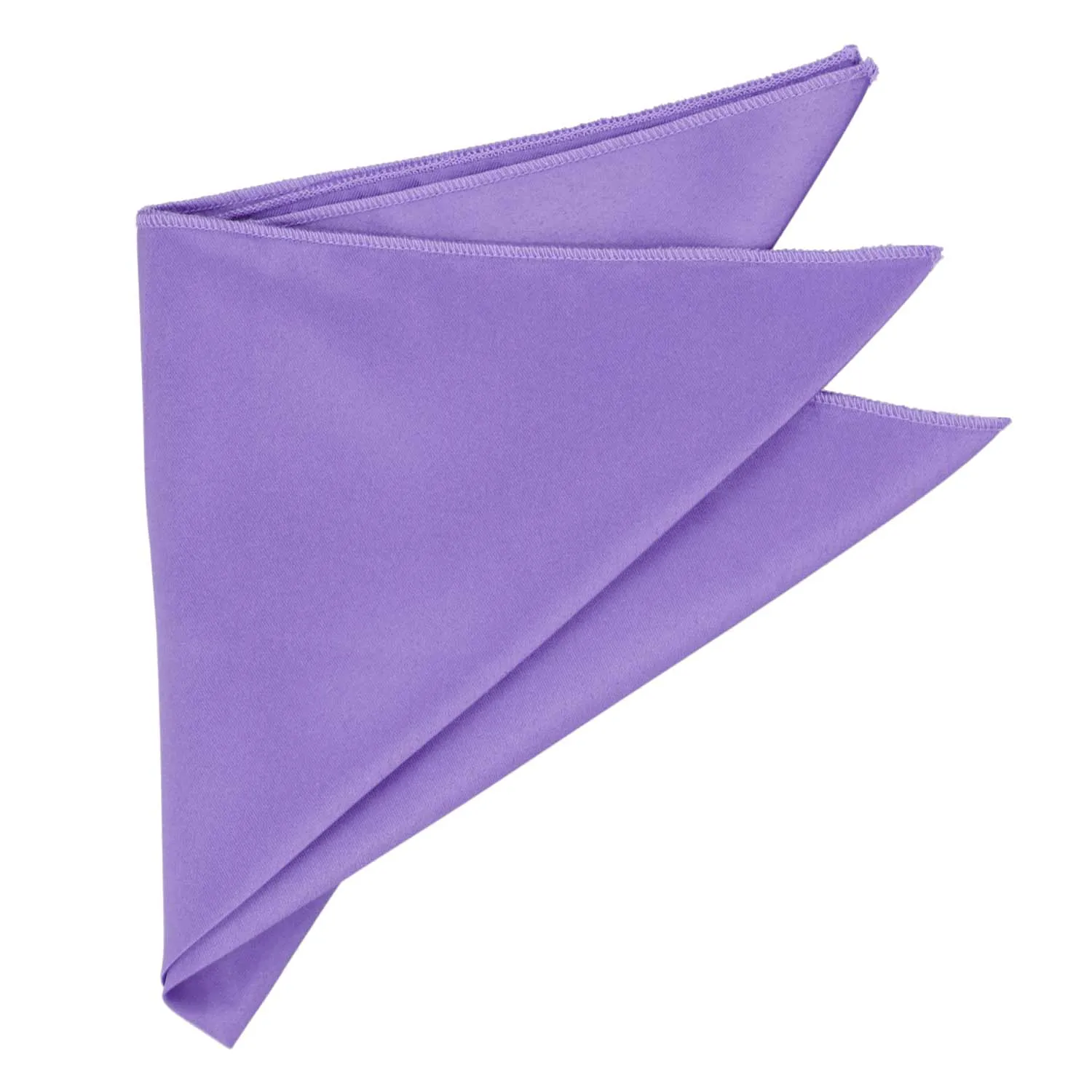 Light Purple Solid Color Pocket Square sold by TieMart product image thumbnail 3
