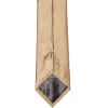 Bronze Slim Solid Color Necktie, 2.5" Width sold by TieMart