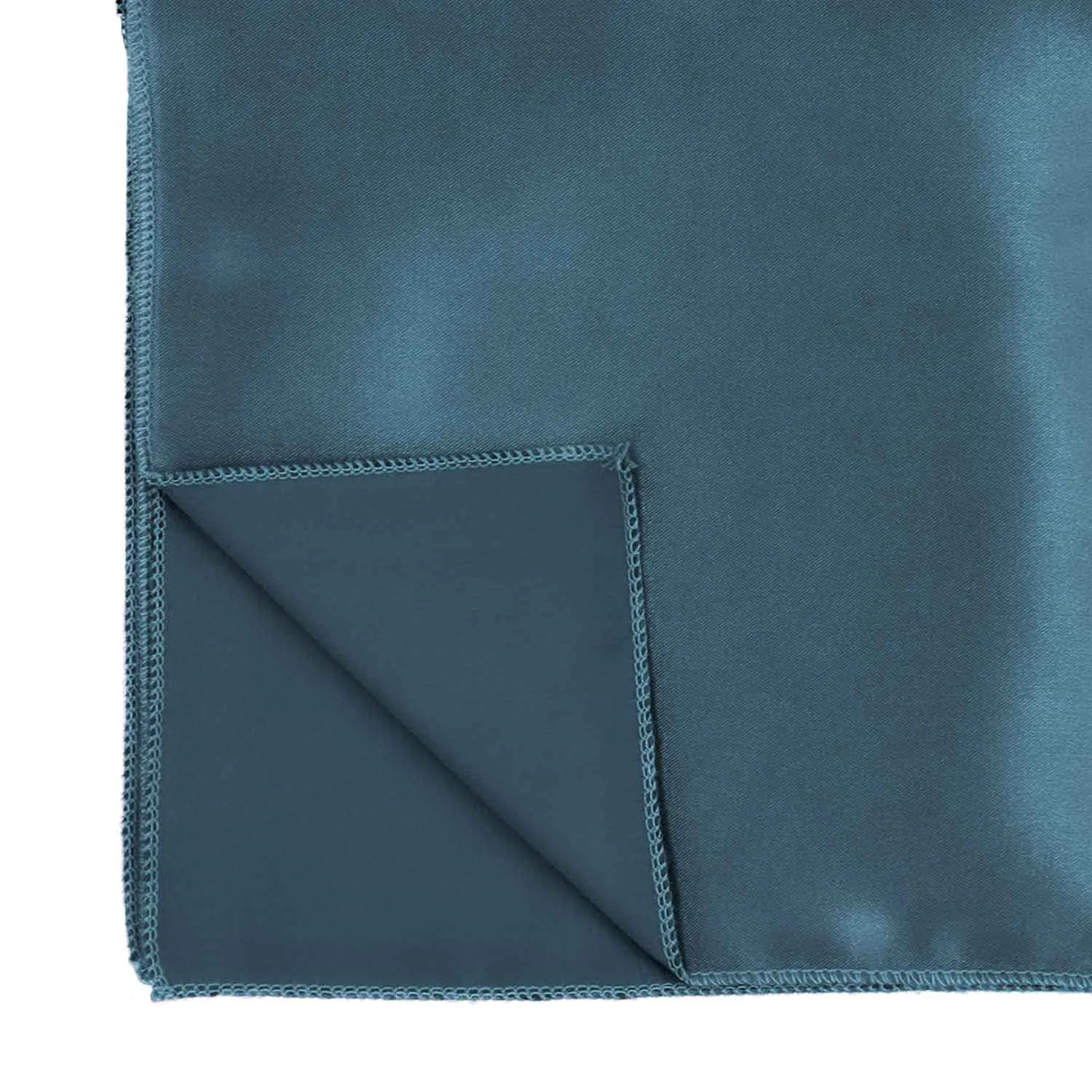 Loch Blue Solid Color Scarf sold by TieMart product image thumbnail 3