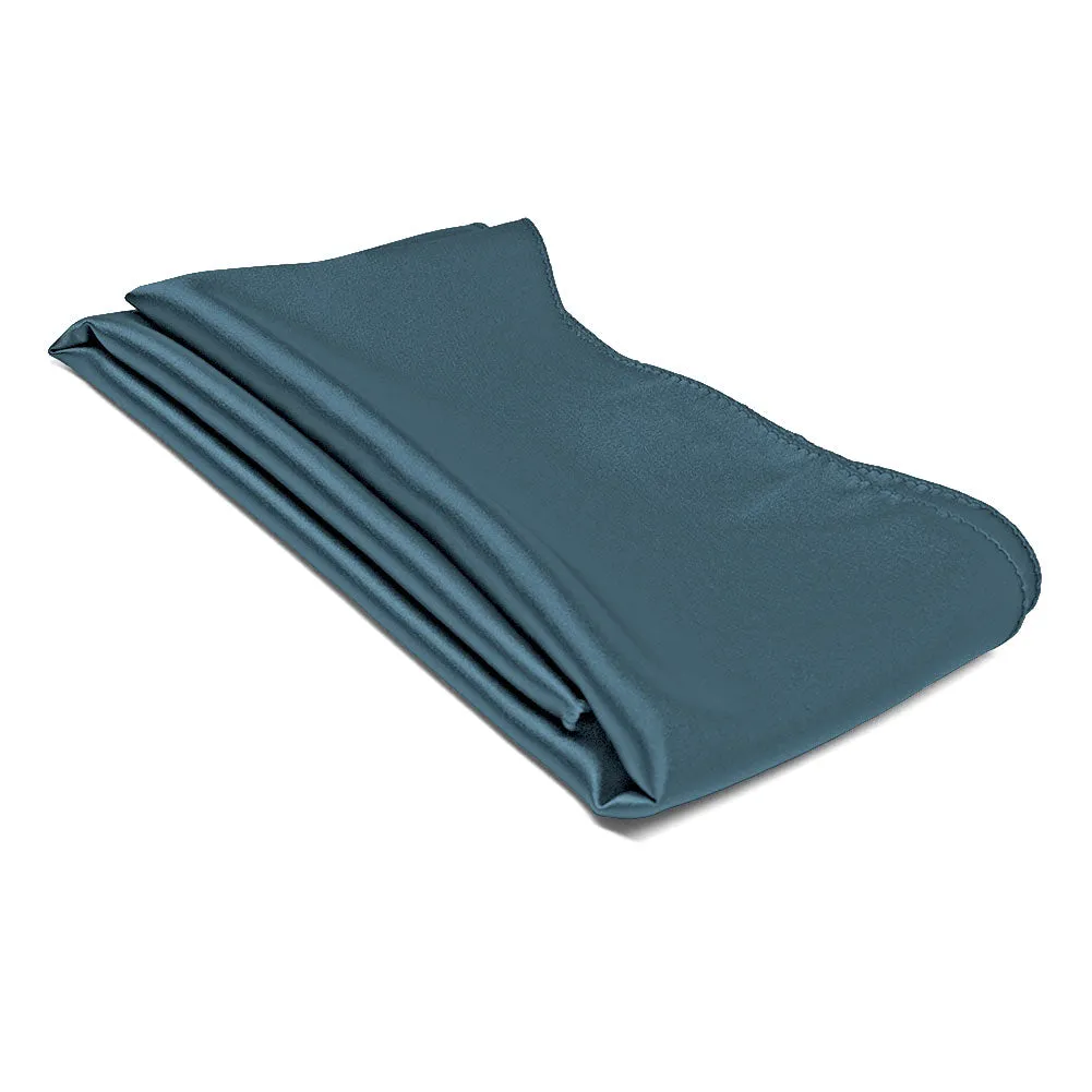 Loch Blue Solid Color Scarf sold by TieMart