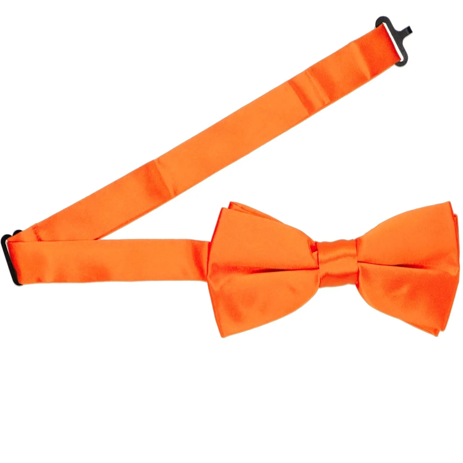 Neon Orange Band Collar Bow Tie sold by TieMart product image thumbnail 3