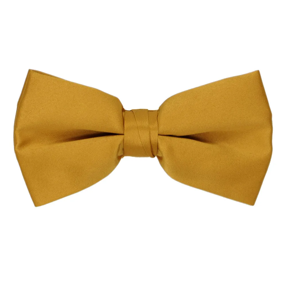 Marigold Band Collar Bow Tie sold by TieMart