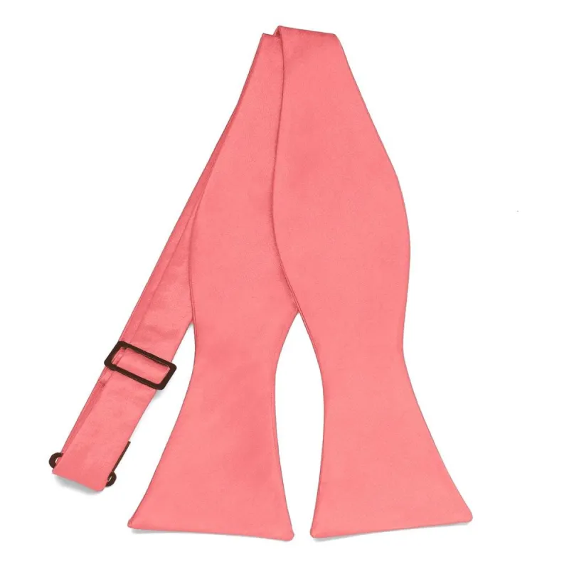 Coral Self-Tie Bow Tie sold by TieMart