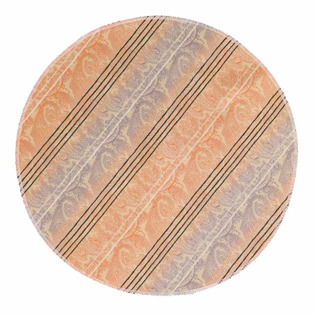 Peach Alden Paisley Necktie sold by TieMart product image thumbnail 5
