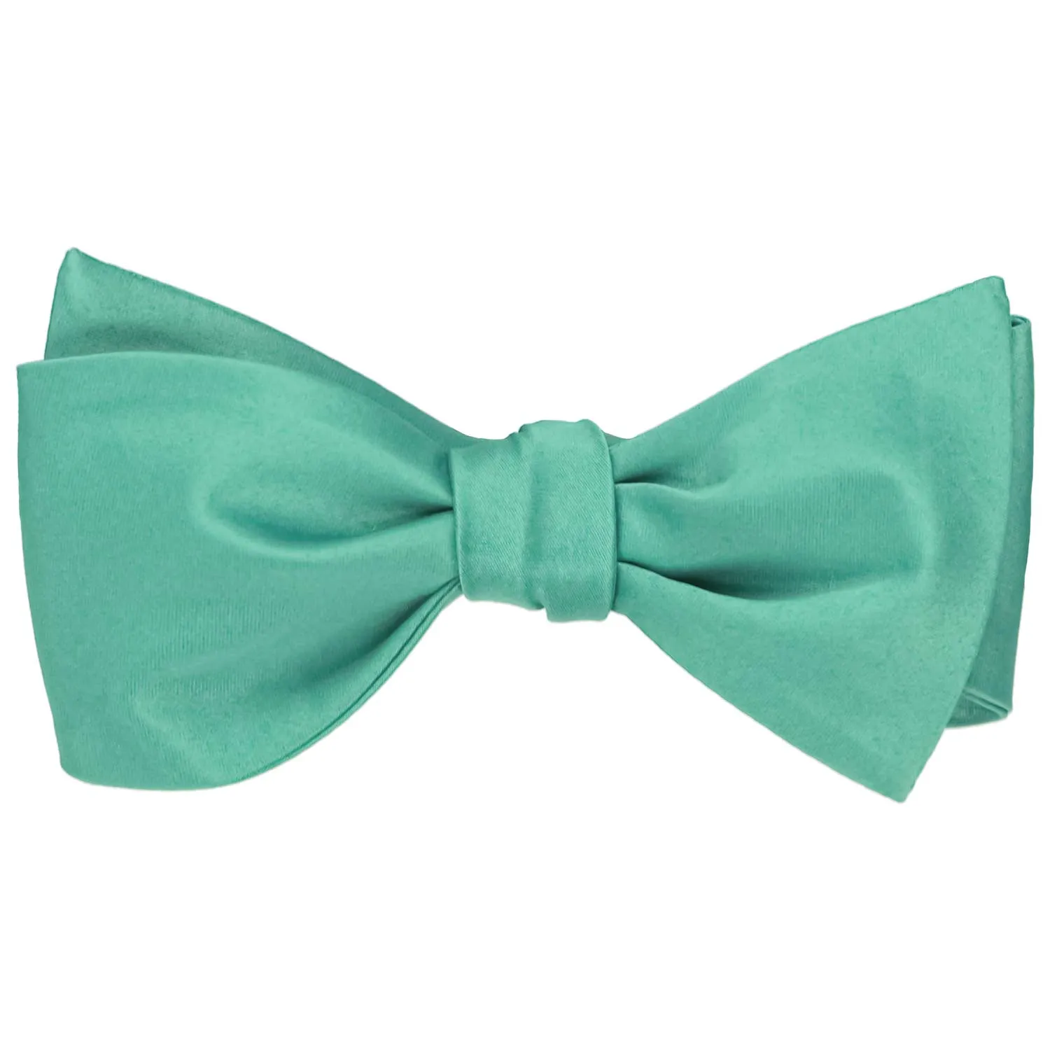 Aquamarine Self-Tie Bow Tie sold by TieMart product image thumbnail 2