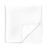 White Premium Pocket Square sold by TieMart