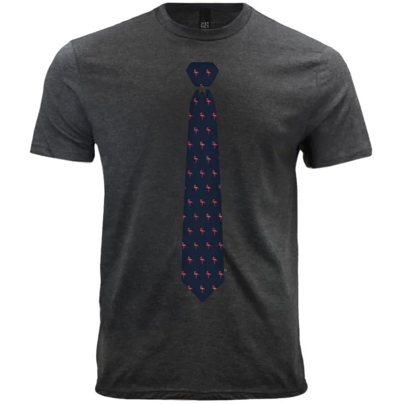Flamingo Necktie T-Shirt sold by TieMart