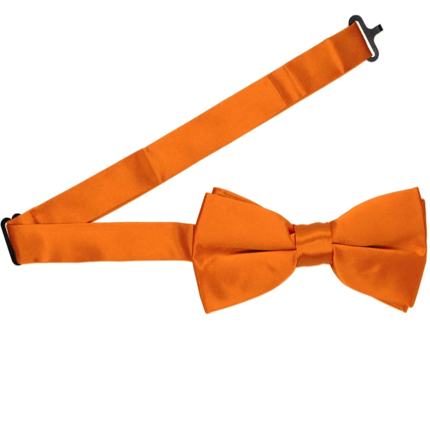 Pumpkin Orange Band Collar Bow Tie sold by TieMart product image thumbnail 3