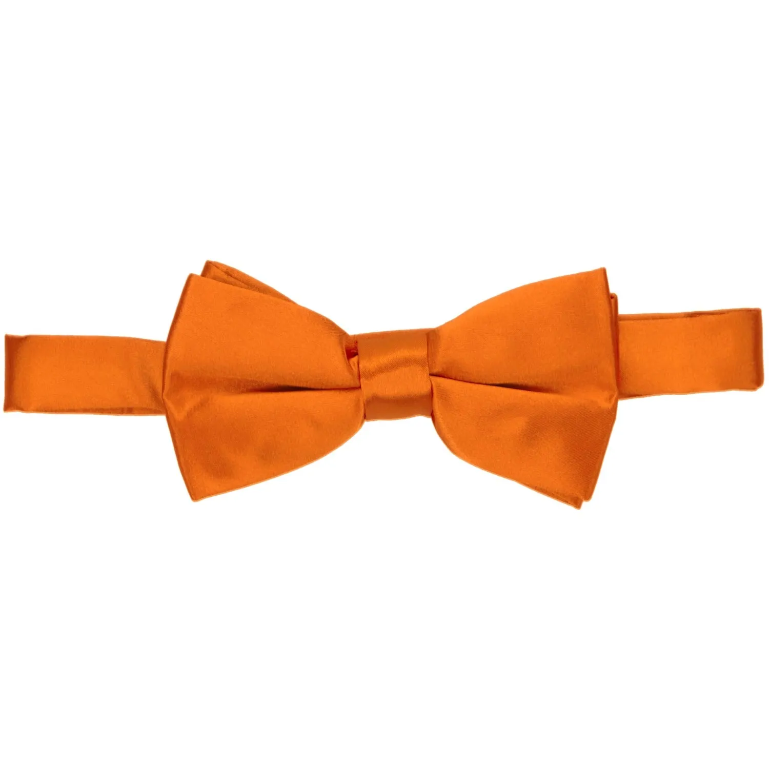 Pumpkin Orange Band Collar Bow Tie sold by TieMart product image thumbnail 2