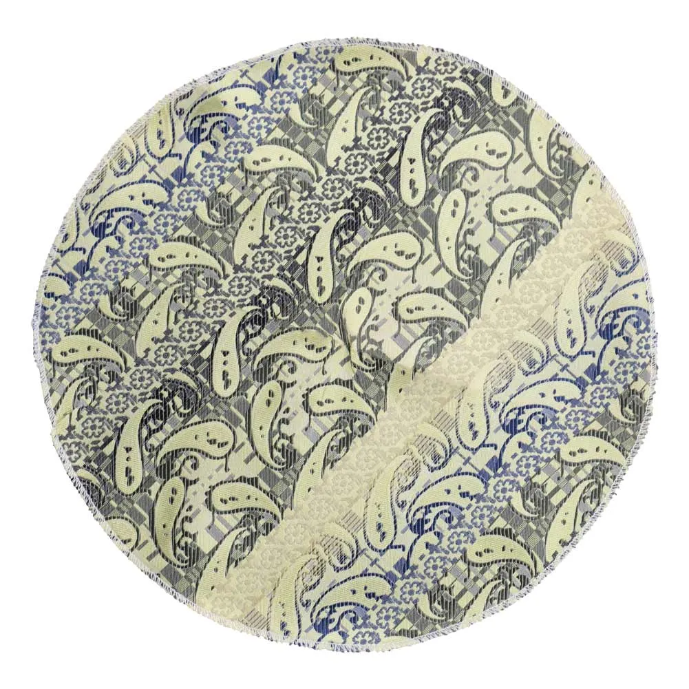 Light Citron Vernon Paisley Necktie sold by TieMart product image thumbnail 4