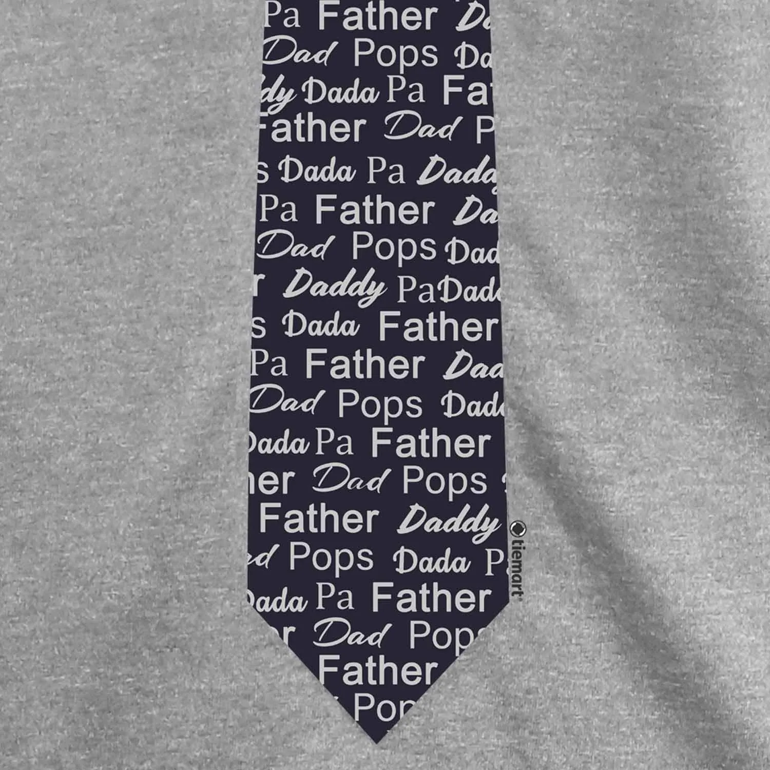 Father Necktie T-Shirt sold by TieMart product image thumbnail 2