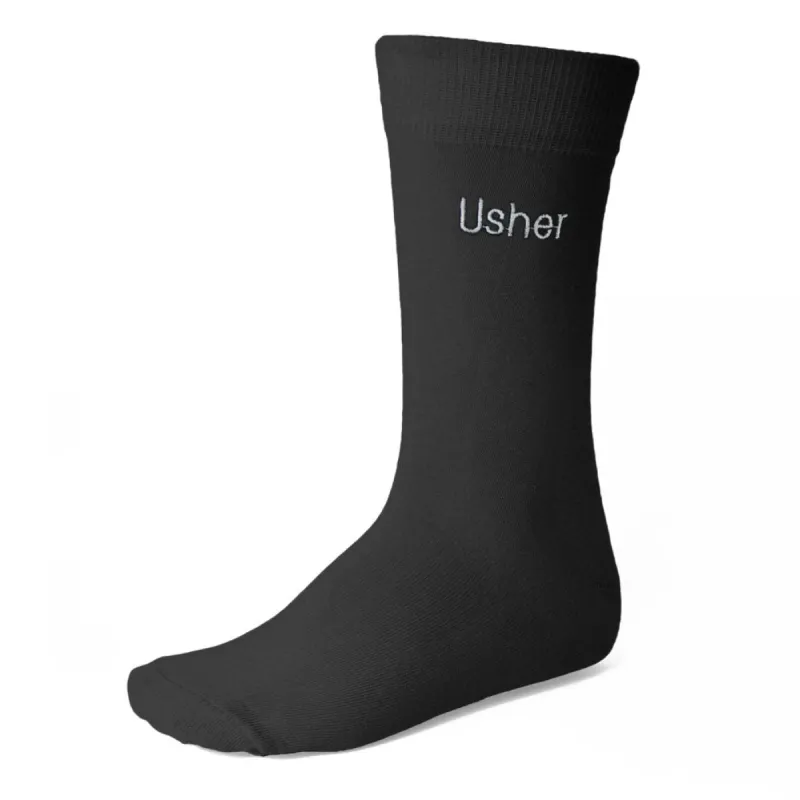 Usher Wedding Socks sold by TieMart