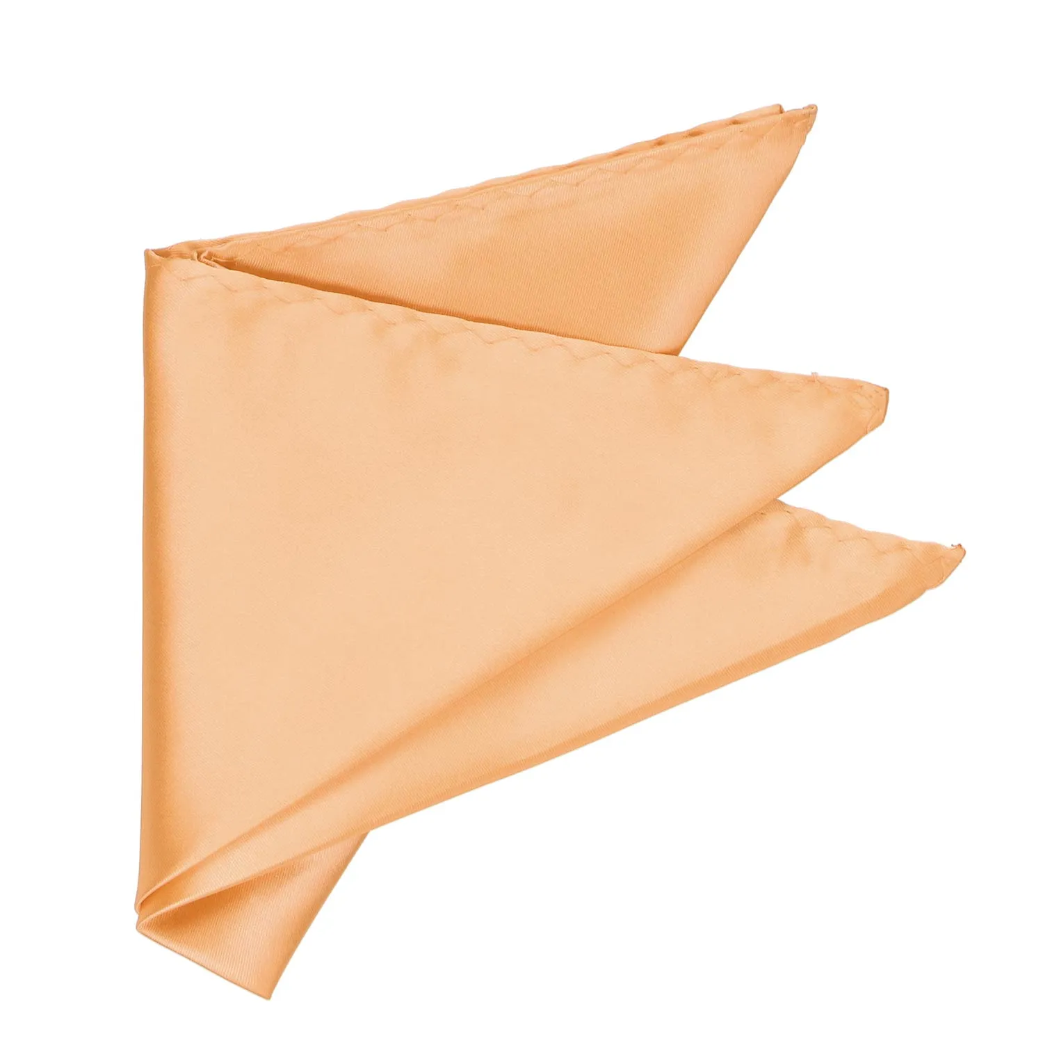 Peach Premium Pocket Square sold by TieMart product image thumbnail 3