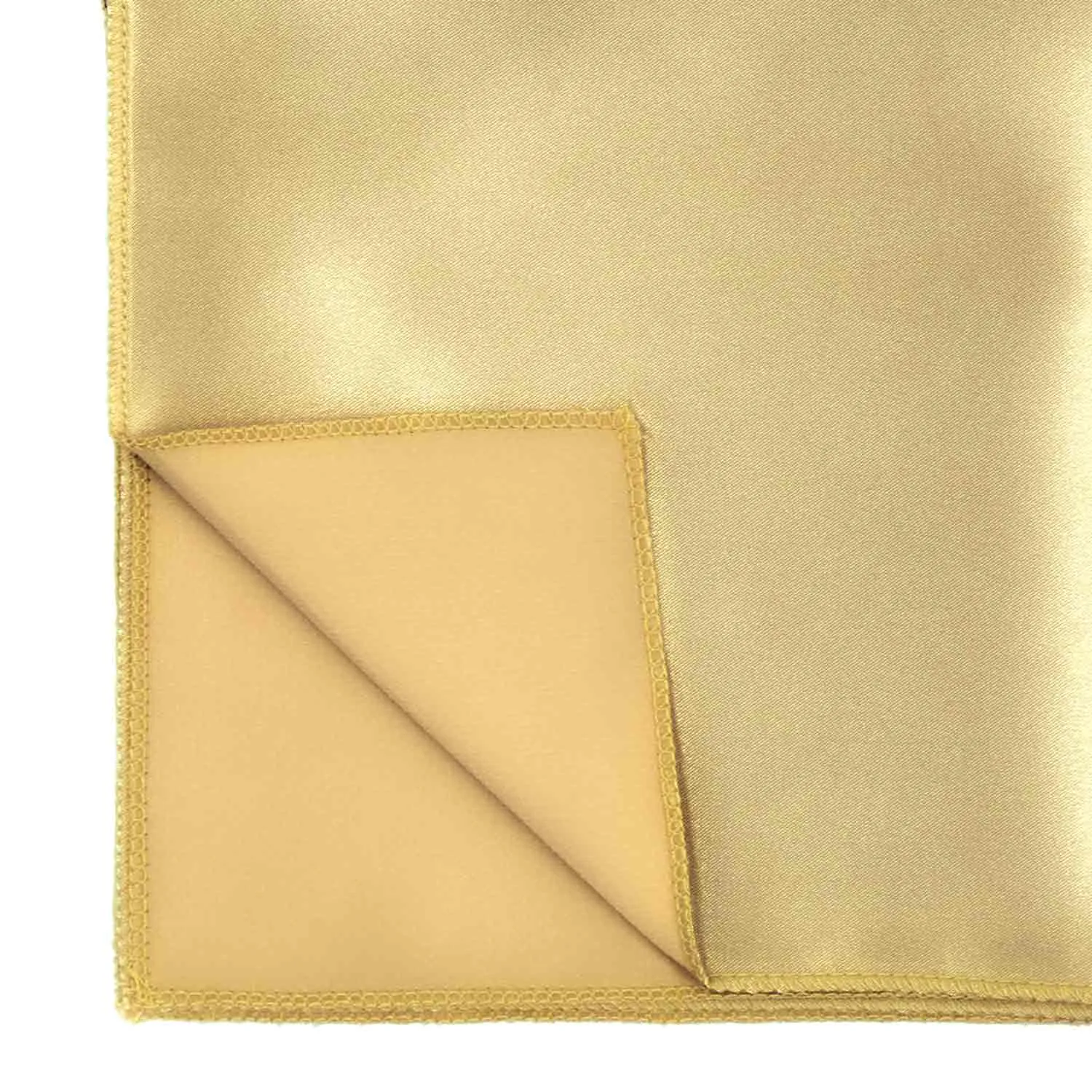 Pale Gold Solid Color Scarf sold by TieMart product image thumbnail 3