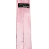 Carnation Pink Slim Solid Color Necktie, 2.5" Width sold by TieMart