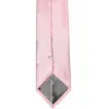 Carnation Pink Slim Solid Color Necktie, 2.5" Width sold by TieMart