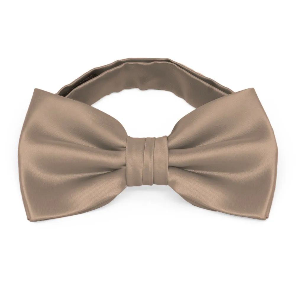 Latte Premium Bow Tie sold by TieMart