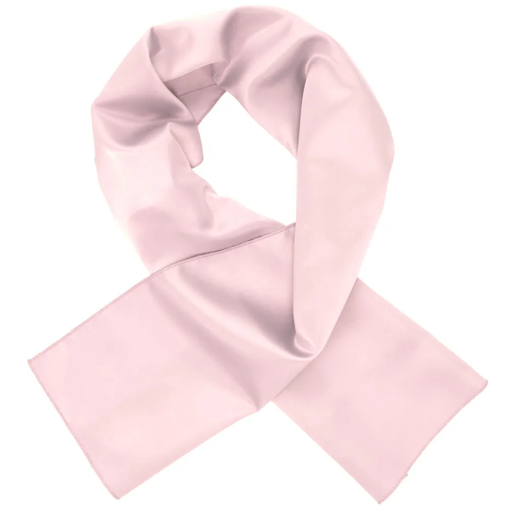 Pink Lace Solid Color Scarf sold by TieMart product image thumbnail 2